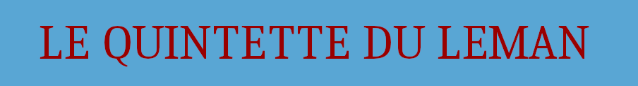 logo et photo du Quintette du Léman